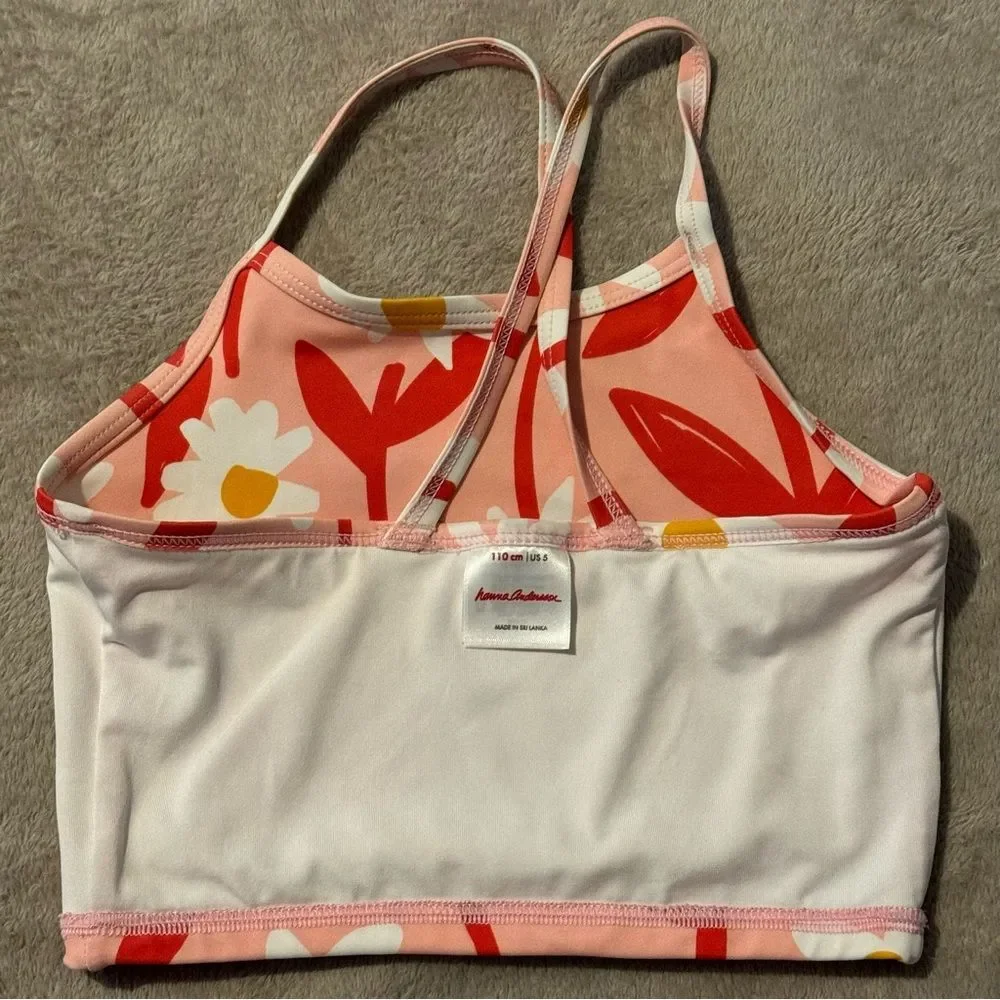 Girls swim top, Hanna Andersson 110cm / 5 US